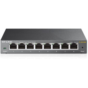 Switch TL-SG108E, 8 porturi 10/100/ 1000 Mbps, carcasa metalica