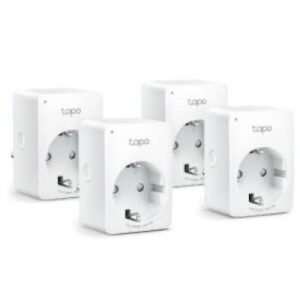 TP-Link MINI SMART WI-FI SOCKET TAPO P100 (4-PACK), Protocol: IEEE 802.11b/g/n, Bluetooth 4.2 (for onboarding only), 2.4 GHz, TAPO P100(4-PACK)