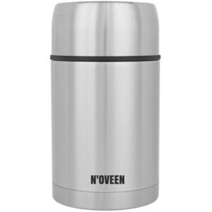 Termos pentru Supa / Mancare TB951 Capacitate 800ML Perete Dublu Inox Husa Transport Argintiu