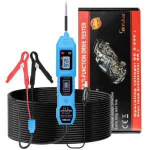 Tester Tensiune Auto Circuite Electrice Techstar® 823, 6-24V cu Afisaj LCD, LED, Clesti si Sonda Otel Inoxidabil