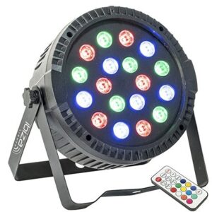 Par LED RGB 18X1W LED-URI Ibiza Light THINPAR-18X1W