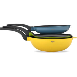 Set 3 Tigai ZG-ACS 03 Antiaderente Aluminiu Multicolor