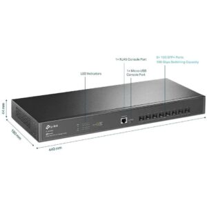 TPL SW 8P 10G SFP L2 MANAGED TP-LINK TL-SX3008F