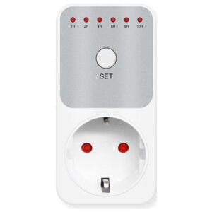Priza programabila cu temporizator SINOTIMER Countdown Timer, 230V, 16A, 6 intervale (1 10 ore), protectie supraincalzire TM513-EU