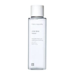 Toner pentru curatarea porilor si reducerea imperfectiunilor Face Republic, AHA BHA Toner, 160 ml