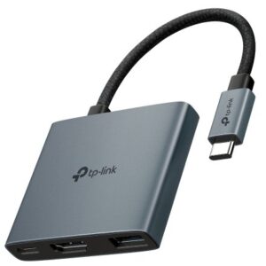 Hub USB-C TP-Link, UH3020,C 3-in-1 cu Power Delivery 100W si HDMI 4K