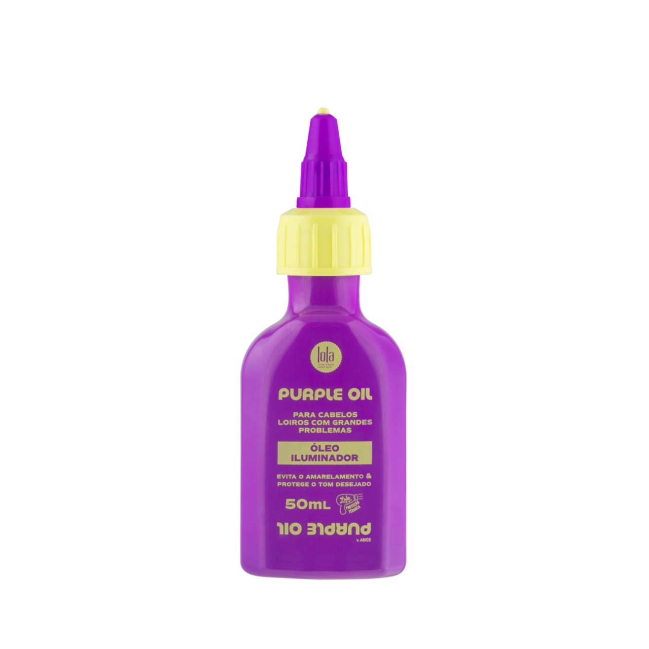 Ulei cu pigment violet pentru par blond Purple, Lola Cosmetics (Gramaj: 50 ml)