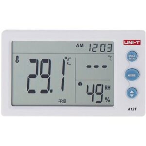 Statie Meteo A12T 10s Ecran Mare Ceas cu Alarma Alb