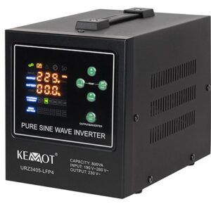 Ups centrale termice cu sinus pur KEMOT URZ3405-LFP4, 12V, 800VA/500W