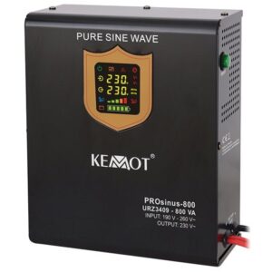 UPS CENTRALE TERMICE SINUS PUR 800VA/500W 12V KEMOT URZ3409, wall mount