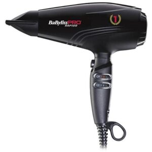 Uscator de Par Pro Rapido BAB7000IE Profesional Ionic 2200W Negru