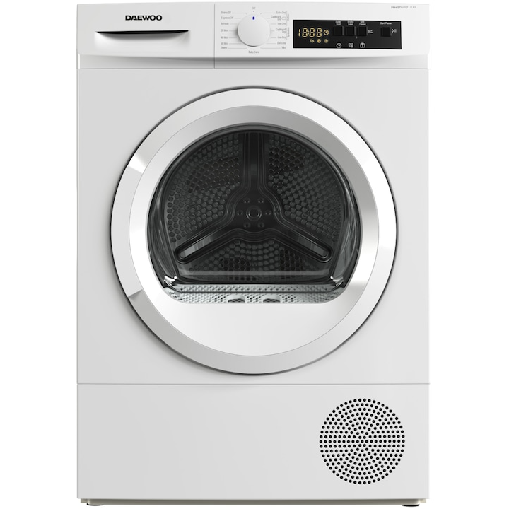 Uscator Rufe DDR-VH8A 8KG 15 Programe Pompa de Caldura Clasa E Alb