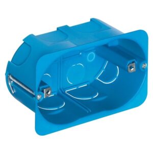 Doza aparataj 3 module incastrata in gips-carton Vimar Neve Up V71703, albastru