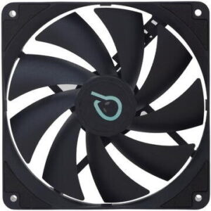 Ventilator 140x140x25mm 3-pin Negru