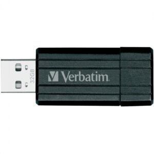 Memorie USB PinStripe, 32 GB, USB 2.0, negru