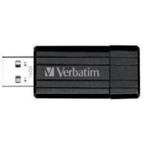 USB Flash Drive Verbatim PinStripe 8 GB Black