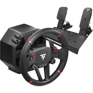 Volan Gaming T598 Direct Axial Drive Interfata USB + Set Pedale Negru
