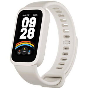 Bratara Fitness Smart Band 9 Active Beige White